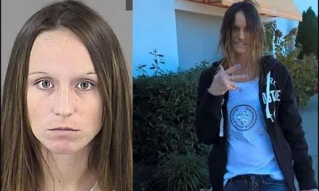 A transformation picture of Misty Loman before and after meth addiction.